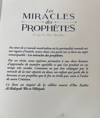 Livre les miracles des prophètes